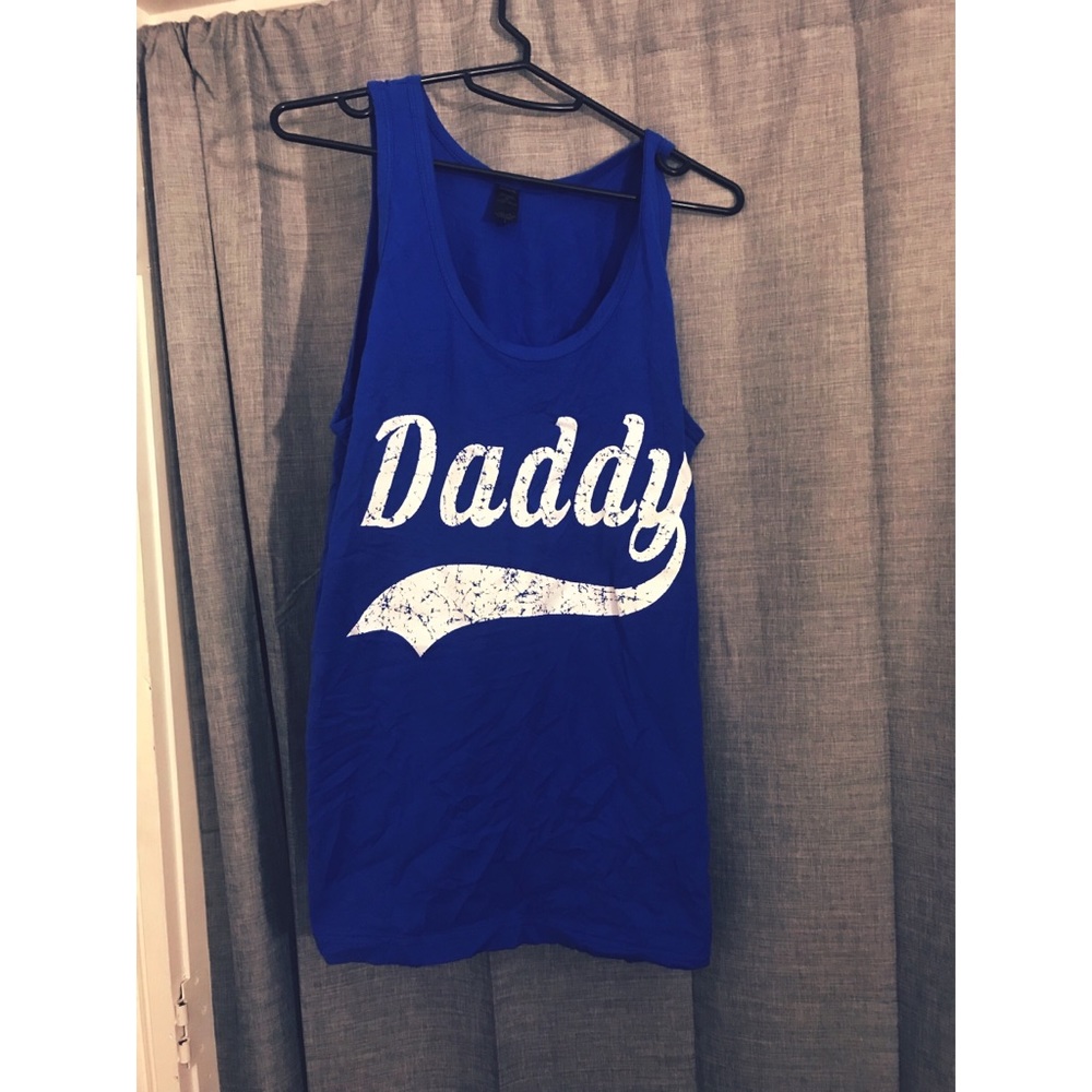 Men’s Small Blue Daddy Tank